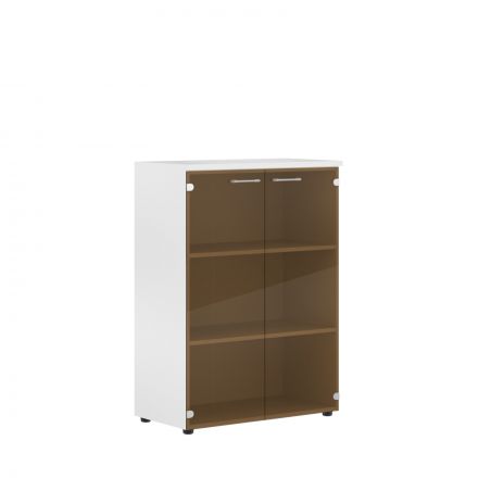 Шкаф со стеклянными дверьми и топом XMC 85.2 Белый 856х432х1190 XTEN Шкаф со стеклянными дверьми и топом XMC 85.2 Белый 856х432х1190 XTEN