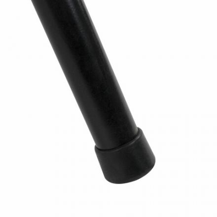 Стул складной BRABIX "Golf CF-007", черный каркас, кожзам черный, 531565