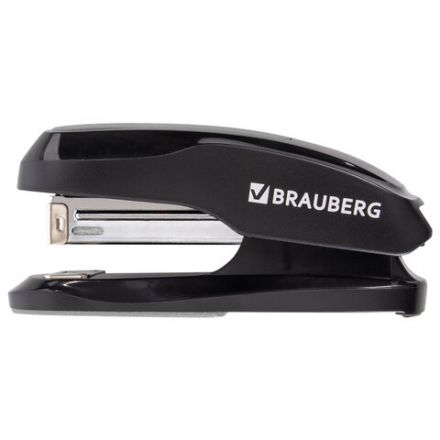 Степлер №24/6, 26/6 BRAUBERG "Extra", до 30 листов, черно-серый, 229086 Степлер №24/6, 26/6 BRAUBERG "Extra", до 30 листов, черно-серый, 229086