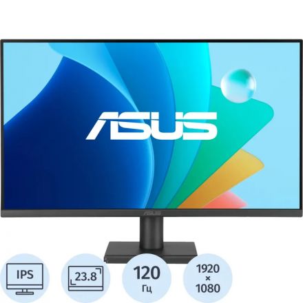 Монитор Asus 23.8 VA249QG IPS FHD, 1ms, 300cd, 120Hz, D-sub, HDMI, DP, Speakers Монитор Asus 23.8 VA249QG IPS FHD, 1ms, 300cd, 120Hz, D-sub, HDMI, DP, Speakers