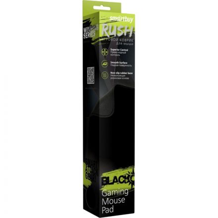 Коврик для мыши Smartbuy RUSH Blackout черный M-size (SBMP-01G-K)/40 Коврик для мыши Smartbuy RUSH Blackout черный M-size (SBMP-01G-K)/40