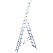 Лестница трехсекционная алюминиевая 3х9 SKALA 01309е Лестница трехсекционная алюминиевая 3х9 SKALA 01309е