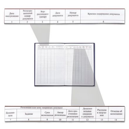 Журнал регистрации входящих документов, 96 л., бумвинил, блок офсет, А4 200х290 мм, BRAUBERG, 130146