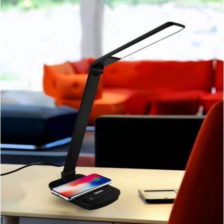 Светильник Camelion KD-825 C02 черн, 16 Вт, LED, с беспроводной зарядкой Светильник Camelion KD-825 C02 черн, 16 Вт, LED, с беспроводной зарядкой