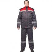 Костюм рабочий зимний муж з31-КПК сер/красн (р.52-54) 158-164 (Арсенал-СП) Костюм рабочий зимний муж з31-КПК сер/красн (р.52-54) 158-164 (Арсенал-СП)