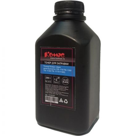 Тонер Комус чер. для Kyocera (TK-170/TK-130/TK-1140/TK-1170/1160) (290 г) Тонер Комус чер. для Kyocera (TK-170/TK-130/TK-1140/TK-1170/1160) (290 г)