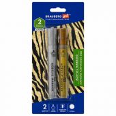 Маркеры акриловые для рисования и хобби, 2 цвета ЗОЛОТО/СЕРЕБРО, линия 3 мм, BRAUBERG ART, 152530 Маркеры акриловые для рисования и хобби, 2 цвета ЗОЛОТО/СЕРЕБРО, линия 3 мм, BRAUBERG ART, 152530