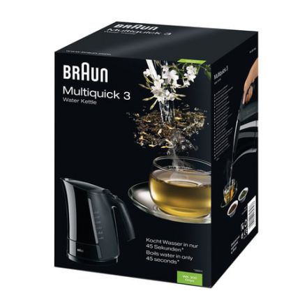 Чайник BRAUN WK-300, 1,7 л, 2200 Вт, закрытый нагревательный элемент, пластик, белый Чайник BRAUN WK-300, 1,7 л, 2200 Вт, закрытый нагревательный элемент, пластик, белый