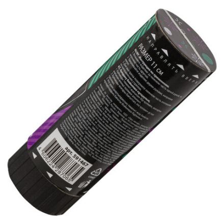 Хлопушка пружинная ЗОЛОТАЯ СКАЗКА 11 см, фольга, серпантин/конфетти, ассорти, 591467 Хлопушка пружинная ЗОЛОТАЯ СКАЗКА 11 см, фольга, серпантин/конфетти, ассорти, 591467