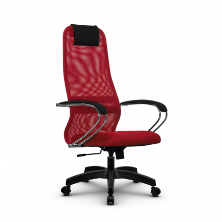 Кресло Метта SU-BK-8 красное/красное Pl