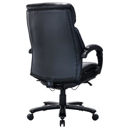 Кресло HAWASAN (ХАВАСАН) "Voyager HD-010", НАГРУЗКА до 180 кг, подножка, экокожа, черное, 532971 Кресло HAWASAN (ХАВАСАН) "Voyager HD-010", НАГРУЗКА до 180 кг, подножка, экокожа, черное, 532971