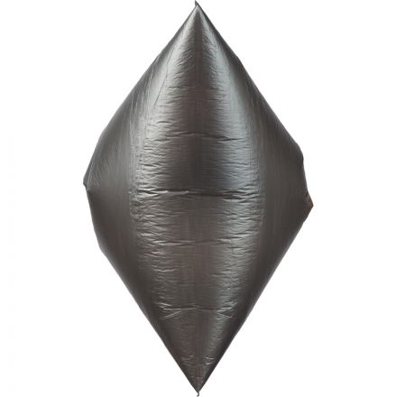 Мешки для мусора ПНД 60л 12мкм 20шт/рул черные 58x68см Luscan с завязками