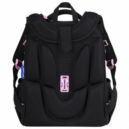 Ранец BRAUBERG LUMINOUS, 2 отделения, с брелоком, "Diamonds", СВЕТЯЩИЙСЯ РИСУНОК, 38х29х16 см, 272070