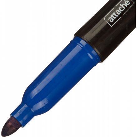 Маркер для CD Attache синий двусторонний (толщина линии 0.7 и 1 мм) Маркер для CD Attache синий двусторонний (толщина линии 0.7 и 1 мм)