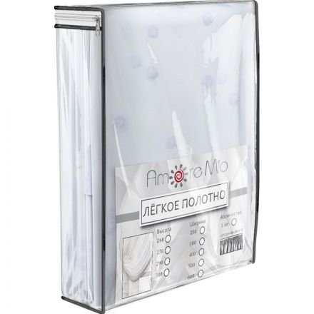 Тюль Amore Mio Вышивка Classic 161493-w 3,0x2,7 1 шт Белый