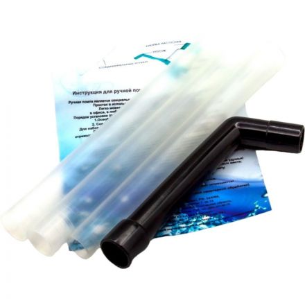 Помпа для воды Дельфин ЭКО, серебристо-черная в пакете