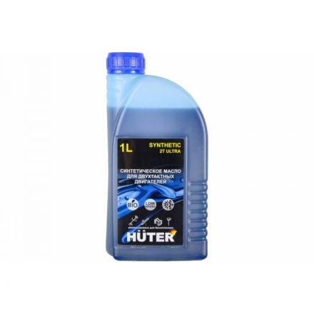 Масло 2Т ULTRA Huter синтетическое для двухтактных двигателей, 1 л 73/8/3/3