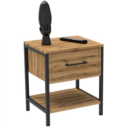 Тумба TI_прикроватная Комус Онега-13 с ящ.универс. 420х350х500, дуб вотан