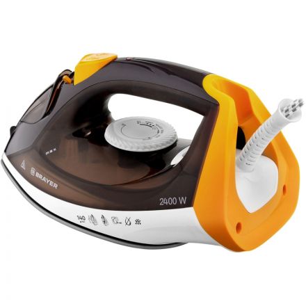 Утюг Brayer BR4003,2400 Вт,керам., 140 г/мин,антикапля, 330 мл, сам очист