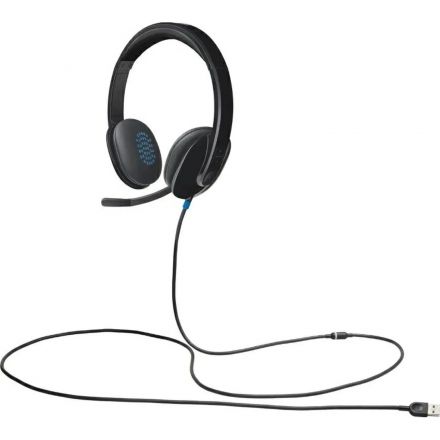 Гарнитура Logitech для ПК с микр. H540 черный 1.8м накладн.USB (981-000481) Гарнитура Logitech для ПК с микр. H540 черный 1.8м накладн.USB (981-000481)