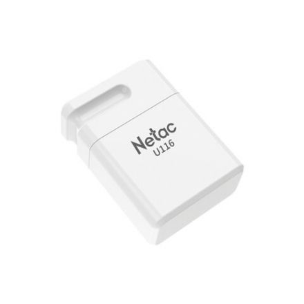 Флеш-диск 64 GB NETAC U116, USB 2.0, белый, NT03U116N-064G-20WH Флеш-диск 64 GB NETAC U116, USB 2.0, белый, NT03U116N-064G-20WH