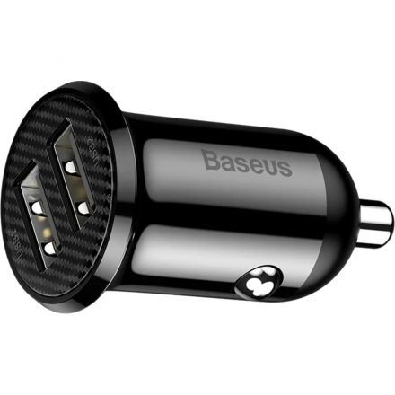 Зарядное устройство Baseus Grain Pro (Dual USB 4.8A ) Black CCALLP-01 Зарядное устройство Baseus Grain Pro (Dual USB 4.8A ) Black CCALLP-01