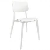 Стул для столовых SHT-S110-P белый/белый 210045 Стул для столовых SHT-S110-P белый/белый 210045