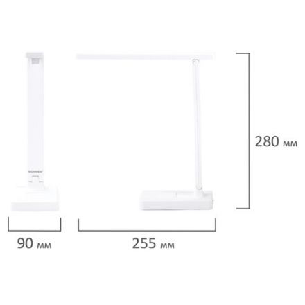 Настольная лампа светильник беспроводная SONNEN PT-101, USB, LED, 2 Вт, 3 режима, белый, 238776 Настольная лампа светильник беспроводная SONNEN PT-101, USB, LED, 2 Вт, 3 режима, белый, 238776