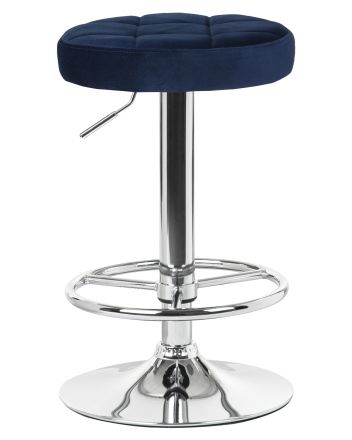 Табурет барный DOBRIN BRUNO, синий велюр (MJ9-117) Табурет барный DOBRIN BRUNO, синий велюр (MJ9-117)