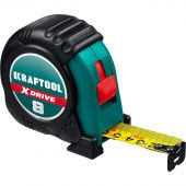 Рулетка KRAFTOOL X-Drive, 8 м х 25 мм (34122-08) Рулетка KRAFTOOL X-Drive, 8 м х 25 мм (34122-08)