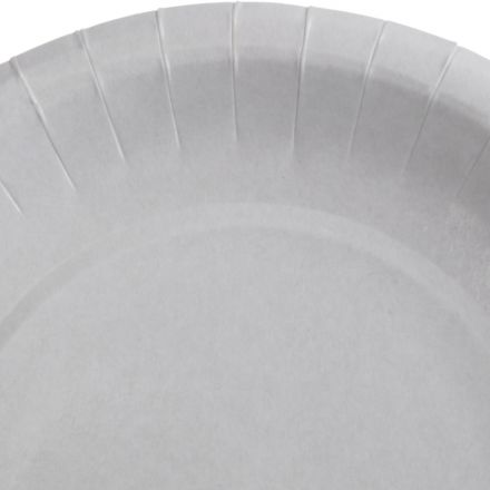 Тарелка одноразовая бум. 21см, белая, Ламинированная 500шт/кор