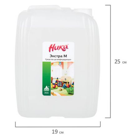 Средство дезинфицирующее 5 л, НИКА "ЭКСТРА М" Средство дезинфицирующее 5 л, НИКА "ЭКСТРА М"
