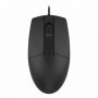 Мышь проводная A4TECH OP-330, USB, 2 кнопки + 1 колесо-кнопка, оптическая, черная, 1530236