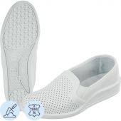 Сабо Таня женские из натуральной кожи белые размер 37