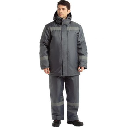 Костюм зим муж (куртка, пк) з48 серый 128-132/182-188 Костюм зим муж (куртка, пк) з48 серый 128-132/182-188