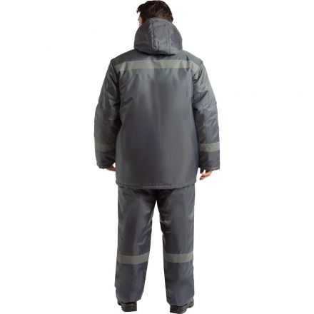 Костюм зим муж (куртка, пк) з48 серый 128-132/182-188 Костюм зим муж (куртка, пк) з48 серый 128-132/182-188