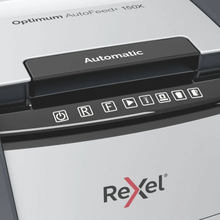 Шредер (уничтожитель) Rexel Optimum AutoFeed+ 150X, 4 ур.секр.,150л,44л Шредер (уничтожитель) Rexel Optimum AutoFeed+ 150X, 4 ур.секр.,150л,44л