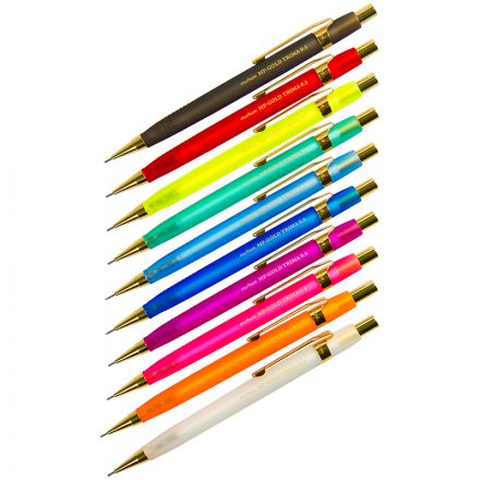 Карандаш механический MunHwa "MP Gold Trima" 0,5мм, с ластиком, корпус ассорти Карандаш механический MunHwa "MP Gold Trima" 0,5мм, с ластиком, корпус ассорти