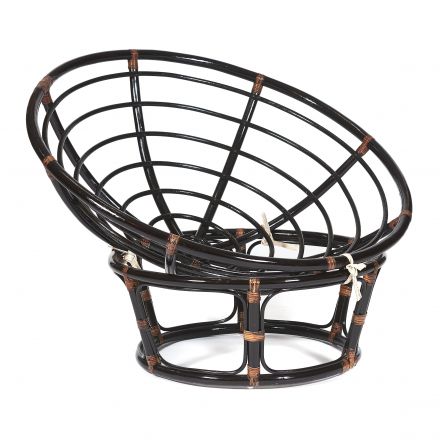 Кресло Папасан/Papasan (23/01 W) /без подушки/ 115х101х104см, античный черно-коричневый