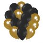 Воздушные шары,  25шт., М12/30см, MESHU "Gold", 2 цвета ассорти