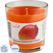 Свеча ароматическая в стакане Манго Свеча ароматическая в стакане Манго