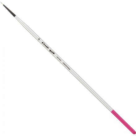 Кисть художественная Комус Арт синтетика средн.жест,кругл,№00,длинная ручка Кисть художественная Комус Арт синтетика средн.жест,кругл,№00,длинная ручка