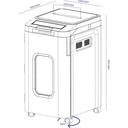 Шредер (уничтожитель) Гелеос АП 55-5, 5ур.секр., 1,9 x 12, 13лист, 55л Шредер (уничтожитель) Гелеос АП 55-5, 5ур.секр., 1,9 x 12, 13лист, 55л