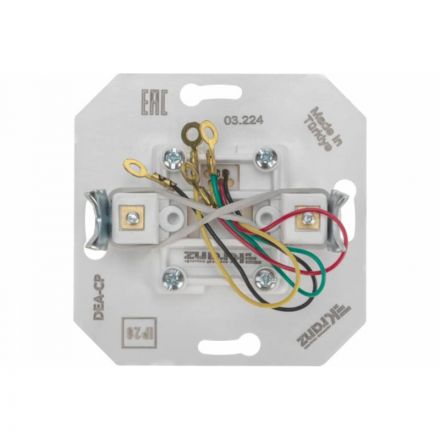 Розетка KRANZ KR-78-0222 DEA телефонная RJ11 с/у мех. Бел (1/10/120) Розетка KRANZ KR-78-0222 DEA телефонная RJ11 с/у мех. Бел (1/10/120)