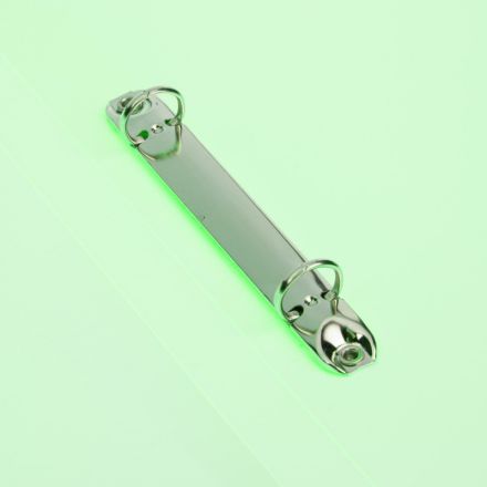 Папка на 2-х кольцах Attache Neon А4 18мм, плотность 500мкм, салатовый Папка на 2-х кольцах Attache Neon А4 18мм, плотность 500мкм, салатовый