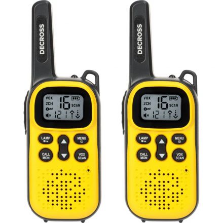Рация Decross DC43 Yellow Twin EU без ЗУ (2шт/уп) Рация Decross DC43 Yellow Twin EU без ЗУ (2шт/уп)