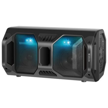Колонка портативная DEFENDER Rage, 2.0, 50 Вт, Bluetooth, FM-тюнер, microSD, чёрная, 65109 Колонка портативная DEFENDER Rage, 2.0, 50 Вт, Bluetooth, FM-тюнер, microSD, чёрная, 65109