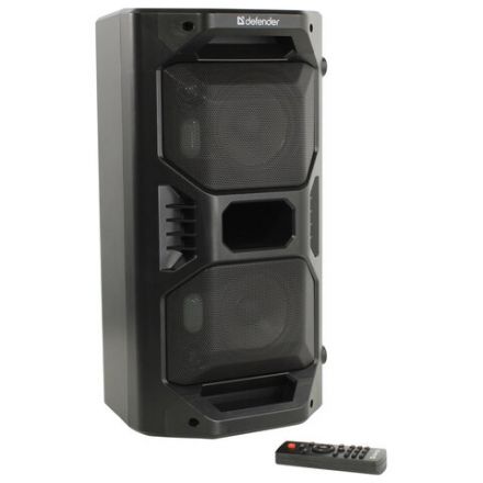 Колонка портативная DEFENDER Rage, 2.0, 50 Вт, Bluetooth, FM-тюнер, microSD, чёрная, 65109 Колонка портативная DEFENDER Rage, 2.0, 50 Вт, Bluetooth, FM-тюнер, microSD, чёрная, 65109