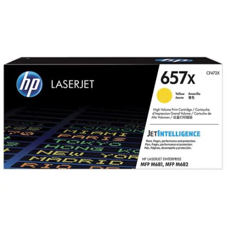 Картридж лазерный HP (CF472X) Color LJ M681dh/M681f/M682z, №657X, желтый, 23000 стр, оригинальный Картридж лазерный HP (CF472X) Color LJ M681dh/M681f/M682z, №657X, желтый, 23000 стр, оригинальный