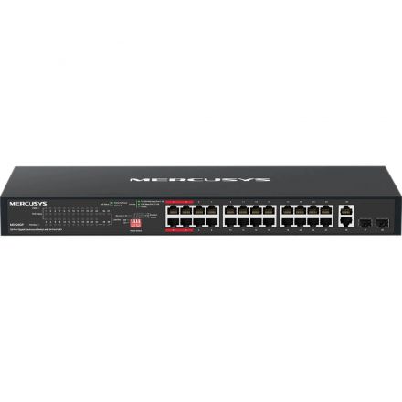 Коммутатор PoE Mercusys MS128GP неуправляемый